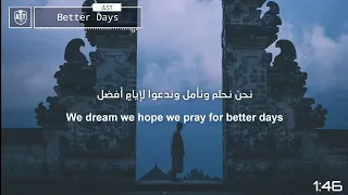 Arman cekin & Faydee - Better Days ft. Kara | Lyrics Video | مترجمة