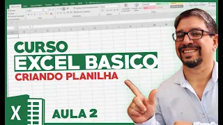 🟢 Curso de Excel Básico para 2024 Aula 2: Como Criar uma Planilha no Excel. Aprenda Excel Básico! ✅