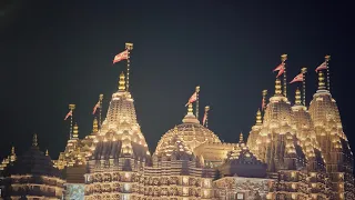 Ganga Aarti at The BAPS mandir #Abudhabi #dubai Biggest hindu temple in middle east #devotional