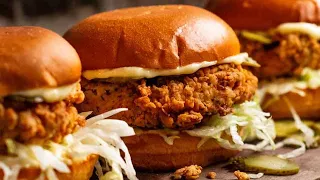 HK's Ultra Crispy Chicken Burger