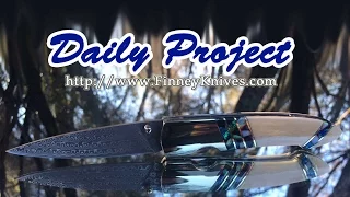 Pocket Knife Daily Project - Custom Santa Fe Stoneworks with Opal Matrix - MAmmoth Ivory