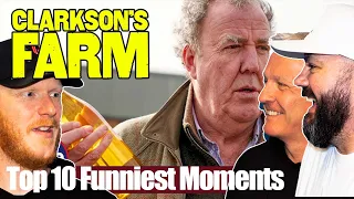 Top 10 Funniest Moments on Clarkson's Farm REACTION | OFFICE BLOKES REACT!!