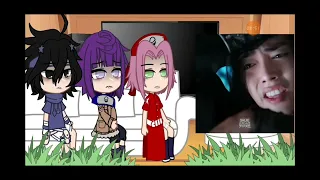 Sasuke, Hinata e Sakura reagindo a Naruto as Wei Wuxian