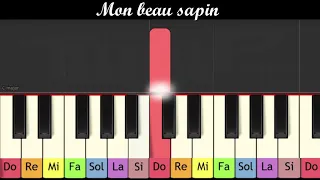 Apprendre 5 chants de Noêl célèbres faciles (Piano pour enfants) Volume 1