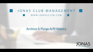 Club Management - Archive and Purge AR History