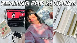 READING FOR 24 HOURS STRAIGHT 💌 (24 hour readathon) *24 HOUR READING VLOG*