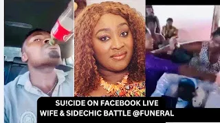 WIFE'S INFIDELITY;These men ended it all..SIDE CHIC & WIFEY FIGHT FIERCELY IN MAN'S FUNERAL.