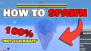 How To ALWAYS 100% Spawn LEVIATHAN in Blox Fruits (NOT CLICKBAIT)