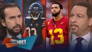 Bears CB Jaylon Johnson to Caleb Williams: 'Can't bring Hollywood stuff' | NFL | FIRST THINGS FIRST