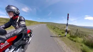 Continental GT 650 and Super Meteor 650 out in the Durham Dales