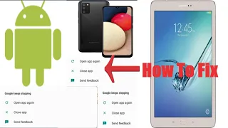 Android Google Keeps Stopping Error Phone and Tablet Guaranteed Fix
