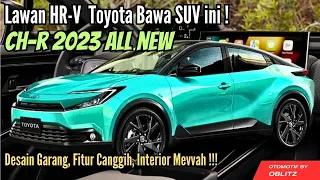 TOYOTA CHR 2023, SUPER LUXURY COMPACT SUV, LEBIH CANGGIH DAN MODERN DARI HONDA HRV 2023 (4K)