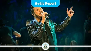 Country Music Star Luke Bryan Slips and Falls During Show in Vancouver...