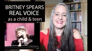 Voice Teacher Reaction  to Britney Spears REAL Voice   -  FREE BRITNEY