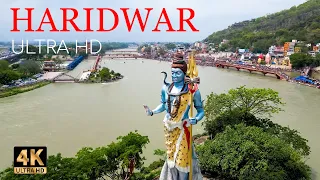 Haridwar in 4K. Ultra H.D drone views. Gateway of Chardham Yatra.