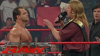 Triple H, Chris Benoit & Eric Bichoff Segment (Brawl Occurs) RAW Feb 16,2004