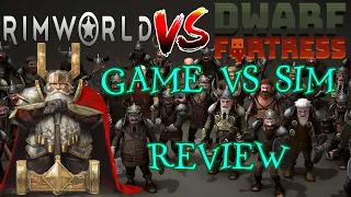 My 1st Impression of Dwarf Fortress! Rimworld VS DF and the Main Differences! NEW Player REVIEW!