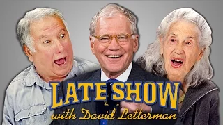 ELDERS REACT TO LATE NIGHT TALK SHOWS - DAVID LETTERMAN