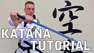 Katana Tutorial Katana Grundtechniken des Schwertkampf lernen mit Boken Bokken Kata Bokken Tutorial