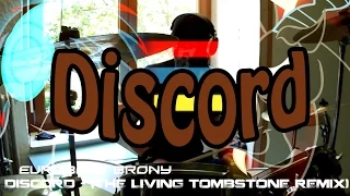 Eurobeat Brony - Discord (Tombstone Remix) Improvised Drum Cover