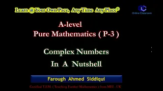 Complex Numbers by Sir Farough (Lecture 1/3)