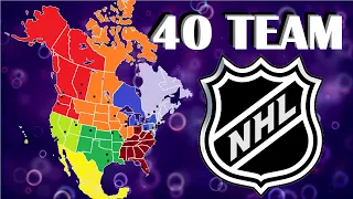 40 Team NHL Expansion and Realignment Proposal