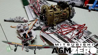 Agora Models Build the Mitsubishi A6M Zero Fighter - Pack 6 - Stages 46-53