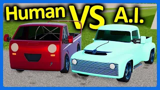 HUMAN vs AI - Who Can Build The Better Pickup Truck Car in BeamNG?!?