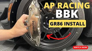 AP Racing Big Brake Kit install on the GR86