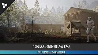 Modular Town/Village Environment [Unreal Engine Marketplace Showcase]