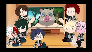 • some of class 1-A react to Demon Slayer in 6 Minutes by TeamFourStar •