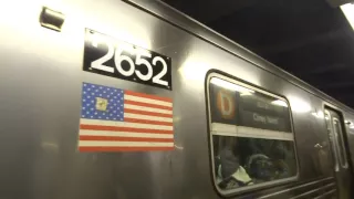NYC Subway Special: Norwood-bound R68 (D) Entering & Leaving 42nd Street-PABT