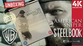 American Sniper 4K UltraHD Blu-ray Ultimate Collectors Steelbook Limited Edition Unboxing