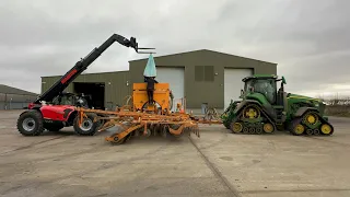 FARM UPDATE 224 New machine arrives, change its tyres and plant wheat at last.