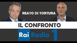 RAI Radio Uno - Confronto Bonini Tonelli su reato di tortura