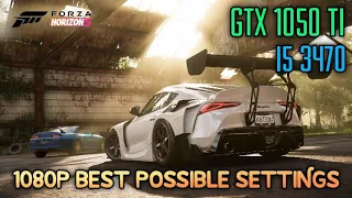Forza Horizon 5 | I5 3470 + GTX 1050 TI | 1080P Best Possible Settings