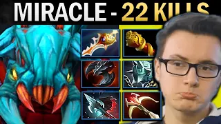 Weaver Dota Gameplay Miracle with 22 Kills and Rapier