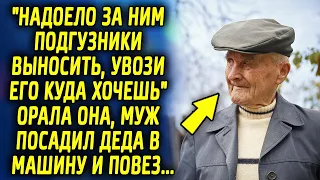 "Увози его куда хочешь, с меня хватит" твердила супруга, муж посадил деда в машину и повез…