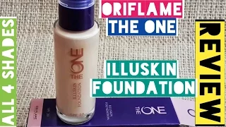 Oriflame The One Illuskin Foundation Swatches & Reviews