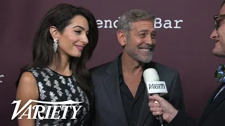 George and Amal Clooney on the Red Carpet at 'The Tender Bar' Premiere