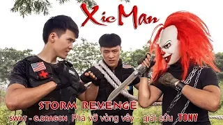 GUGU Nerf War : CID Dragon Nerf Guns Fight Criminal Group XICMAN Unequal Battle