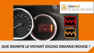 [INFO] Que signifie le voyant ZIGZAG orange/rouge sur les Dacia Sandero?