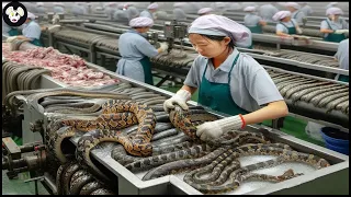 China Largest Snake Farm - How Farmers Raise Snakes And Earn Millions Of Dollars Every Year