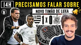 CORINTHIANS MUDA ESQUEMA, FAZ MELHOR JOGO COM LUXEMBURGO, MAS PERDE DO FLAMENGO E SEGUE NO Z4