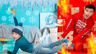 Hot vs Cold Challenge - Chaud vs Froid Challenge