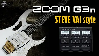 ZOOM G3n Steve Vai style / Distortion settings for G5n, G3xn, G1Four, G1xFour.