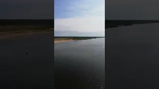 27.08.2022 река Припять, мост из Мозыря.