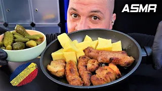 ASMR Mamaliga Cu Carnati... Si Cu Castraveti Murati 🤤 MUKBANG 🇷🇴