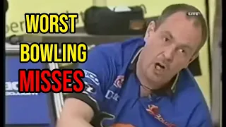Worst Bowling MISSES | When PBA bowlers miss ‘easy’ shots