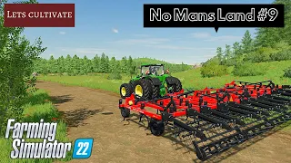 FS22 No Mans Land Timelapse #9 Straw and grass baling, mulching, cultivation - Farming Simulator 22